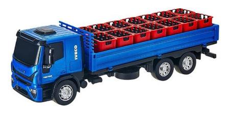 Caminhão de Refrigerante Iveco Tector Dropside 341 - Usual Brinquedos -  Happily Brinquedos