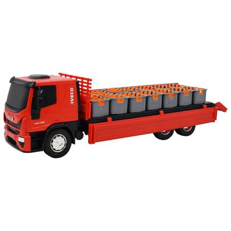 Caminhão Brinquedo Infantil Miniatura Iveco Tector Dropside