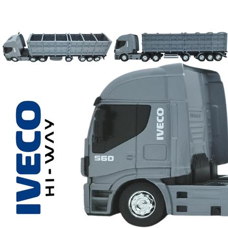 Caminhão Miniatura Iveco Graneleiro Grande Usual Brinquedos