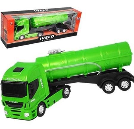 Caminhão Brinquedo Miniatura Iveco Hi Way Tanque 340 - USUAL COMERCIO  ELETRONICO DE BRINQUEDOS