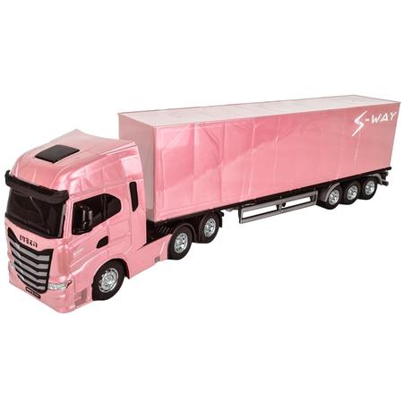 Caminhão De Brinquedo Realista Iveco S-way Grande 54cm Usual Brinquedos -  Caminhões, Motos e Ônibus de Brinquedo - Magazine Luiza