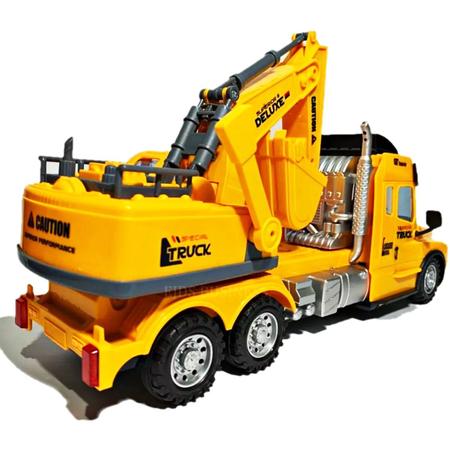 Imagem de Caminhão De Construção Controle Remoto Cor Amarelo