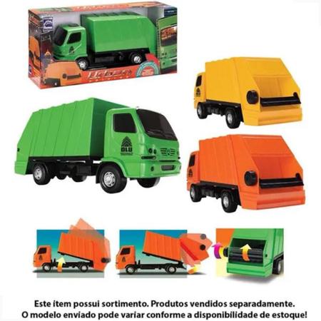 Caminhão Lixo Coletor Brinquedo Infantil Musical Som Luz- L