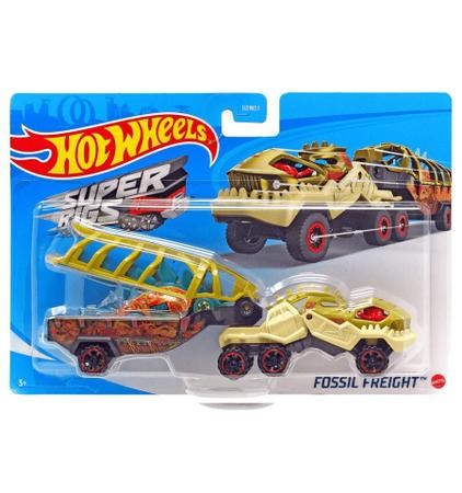 Caminhão de Transporte Hot Wheels com Carrinho - Super Rigs