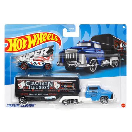 Caminhão de Transporte Hot Wheels com Carrinho - Super Rigs