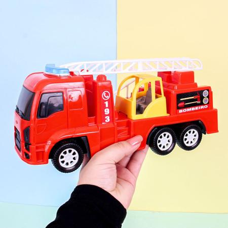 Caminhão de Bombeiro de Brinquedo Pequeno - Diverplas