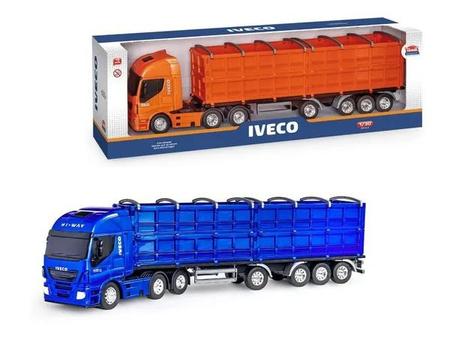 PHD BRINQUEDOS  Miniatura Iveco Hi Way Graneleira Usual