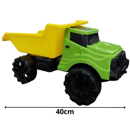 Caminhão Infantil Com Acesórios De Praia De Brinquedo Pazinhas Baldinho De Areia Crianças Kendy Imagem de Caminhão Infantil Com Acesórios De Praia De Brinquedo Pazinhas Baldinho De Areia Crianças Kendy