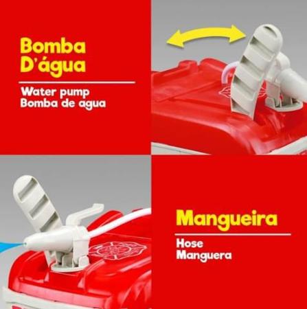 Lindo Brinquedo Caminhão Giant Bombeiro Gigante Lançamento