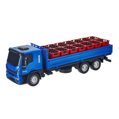 Brinquedo Infantil Divertido Caminhão Iveco Tector Delivery em