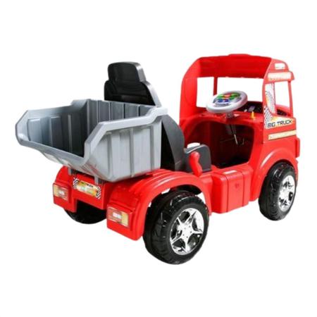 Caminhão Brinquedo Truck Vermelho C/ Sons E Luzes Magic Toys - Ri Happy