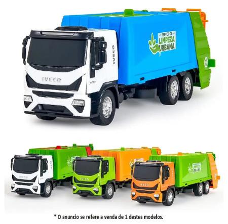 Imagem de Caminhão Iveco Brinquedo Tector Coletor Limpeza Urbana 