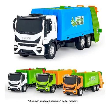 Imagem de Caminhão Iveco Brinquedo Tector Coletor Limpeza Urbana 