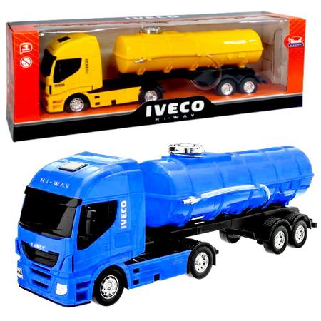 Brinquedo Caminhão Iveco Hi Way Tanque Azul - Carrefour