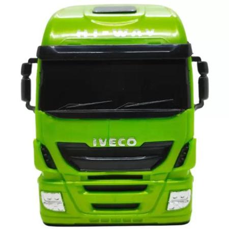 Caminhao Graneleiro Iveco HI-WAY AZUL Usual Brinquedos 582 - Ri Happy