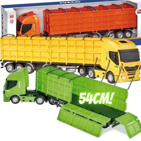 Caminhão iveco hi-way graneleiro carreta brinquedo gigante 54cm sortido -  USUAL - Caminhões, Motos e Ônibus de Brinquedo - Magazine Luiza