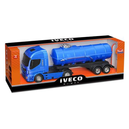Caminhão Brinquedo Miniatura Iveco Hi Way Tanque 340