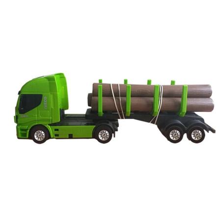 Brinquedo Caminhão Tora Hi Way Iveco Verde