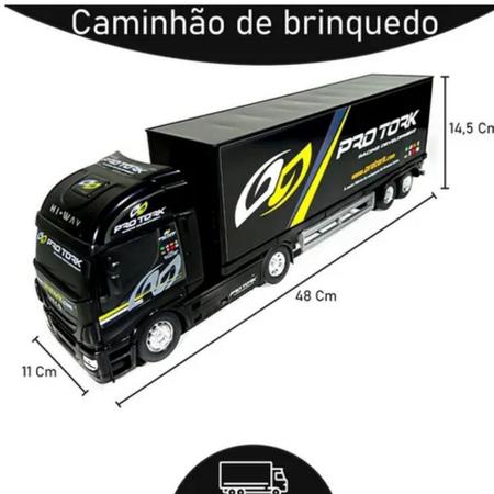 Caminhão Iveco Baú Pro Tork Miniatura - Usual Brinquedos 443