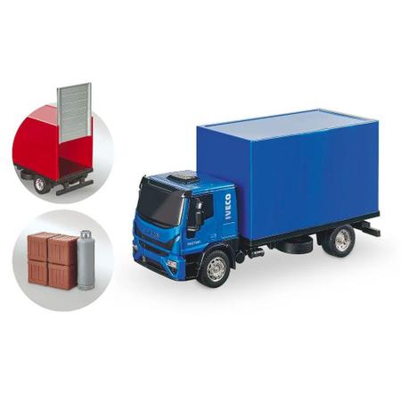 Caminhão Iveco Tector Baú com acessórios - Usual Brinquedos - Azul -  Caminhões, Motos e Ônibus de Brinquedo - Magazine Luiza