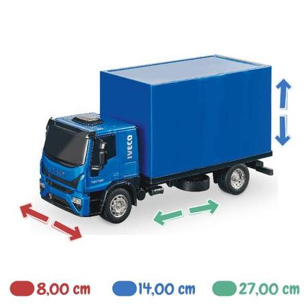 Caminhão Iveco Tector Baú Usual Brinquedos - Cores Sortidas