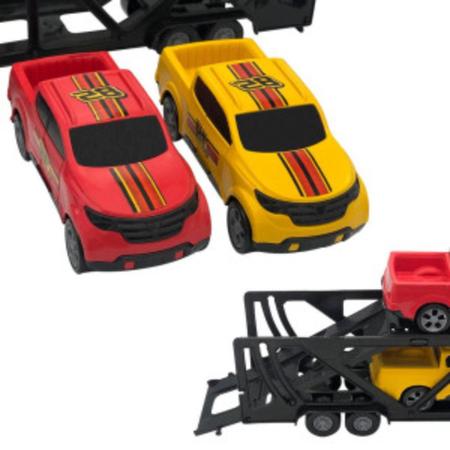 Caminhão Brinquedo Infantil Cegonha Miniatura + 4 Carrinhos 485 - Bs Toys -  Caminhões, Motos e Ônibus de Brinquedo - Magazine Luiza