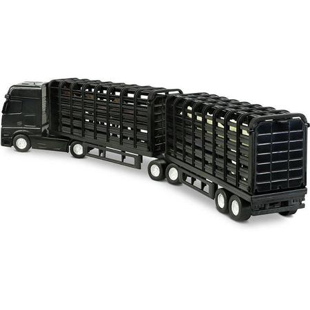 Caminhão Haras Carreta Bitrem Petroleum C/ Cavalo 1/43- Roma - Roma Brinquedos - Caminhões, Motos e Ônibus de Brinquedo - Magazine Luiza