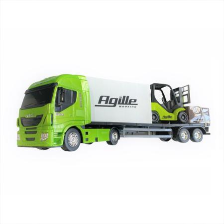 Brinquedo Caminhão Iveco Hi Way Plataforma