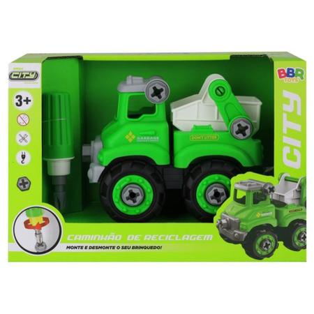 Caminhão de brinquedo infantil Coleta de lixo a fricção BBR - BBR Toys -  Caminhões, Motos e Ônibus de Brinquedo - Magazine Luiza