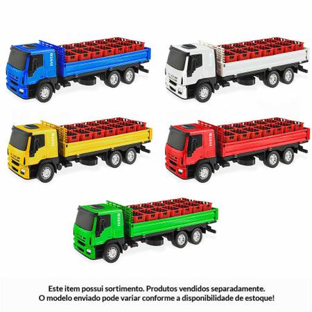 Caminhão de Brinquedo vermelho- IVECO Tector Dropside- ref 341 - USUAL -  Caminhões, Motos e Ônibus de Brinquedo - Magazine Luiza