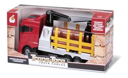 Caminhão de Brinquedo Trans Tora Truck Cargas - Caminhão Carrega