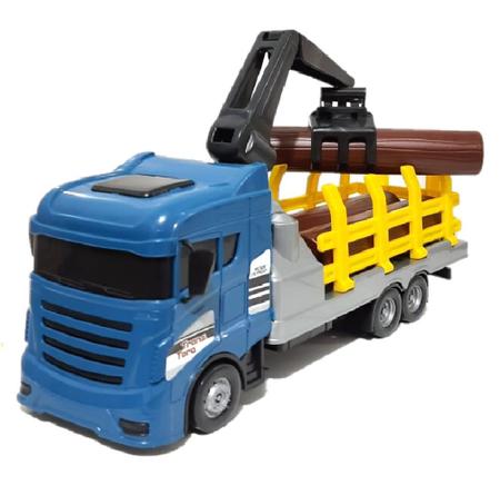 Caminhão Trans Tora Truck Cargas de Brinquedo - Caminhao Carrega