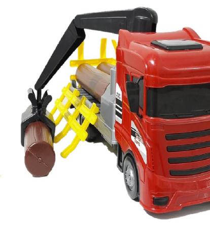 Caminhão Trans Tora Truck Cargas de Brinquedo - Caminhao Carrega
