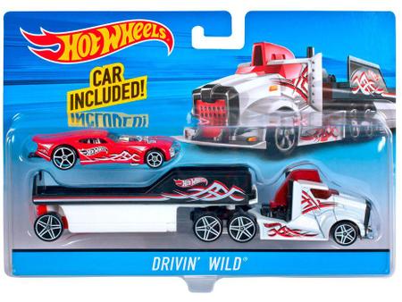 Caminhão Transportador Hot Wheels + 1 carro em Promoção na Americanas