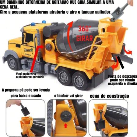 Imagem de Caminhão Truck Controle Remoto Recarregável Mod:Betorneira