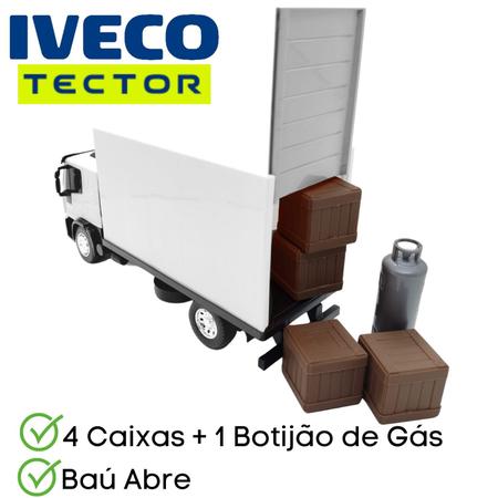 Caminhão Iveco Tector Menino Baú Grande Usual Brinquedos