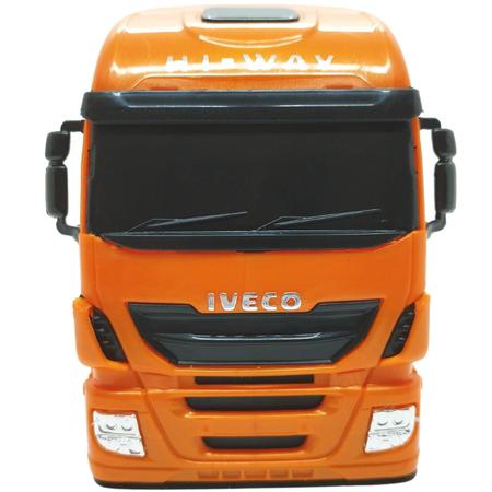 Caminhao Graneleiro Iveco hi-way Laranja Usual Brinquedos 582