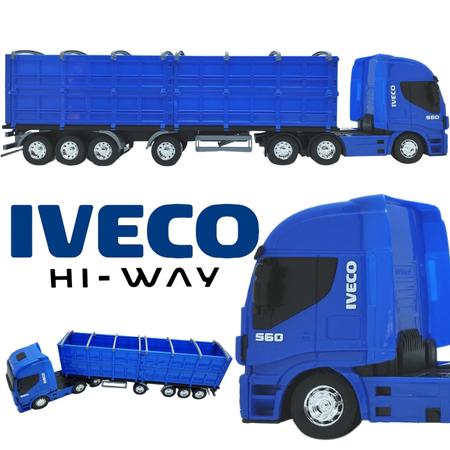 Caminhão Brinquedo Miniatura Hi Way Iveco Graneleiro Neni