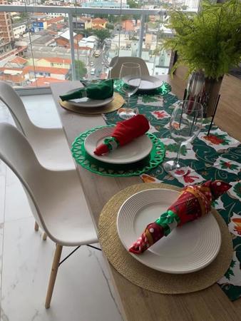 Caminho De Mesa Natal Trilho Estampado 50 X 1,40 - 1 Trilho - Selys Imagem de Caminho De Mesa Natal Trilho Estampado 50 X 1,40 - 1 Trilho
