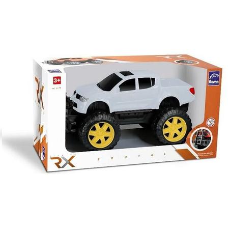 Carrinho MTX 2.0 Branco C/ Carreta Pick-Up e Moto De Corrida - Roma  Brinquedos - Carrinho de Brinquedo - Magazine Luiza