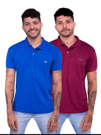 Imagem de Camis Polo Naralise Modas  Manga Curta Colorida Tecido leve e confortável