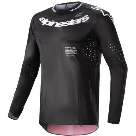 Imagem de Camisa Alpinestars Supertech Ward 2024 Preto/Vermelho