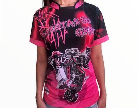 Camisa Babylook Feminina Estilo Quebrada Moto Grau É Arte 244 Não É Crime -  3F Sports - Camiseta Feminina - Magazine Luiza