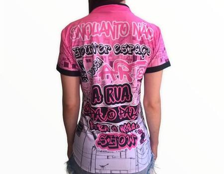 Camiseta Feminina Baby Look De Quebrada Favela Cod 04