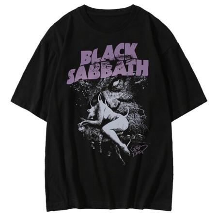Camisa Banda Black Sabbath T-shirt Heavy Metal Caveira Death Corpo