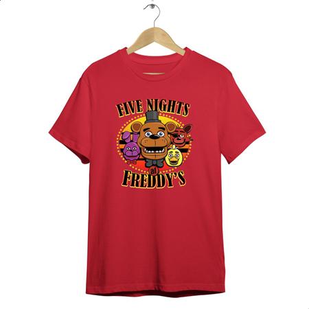 Camiseta Camisa Five Nights At Freddy Fazbear Game Fnaf 442