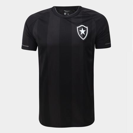 Camisa Botafogo I 2023 Oficial Masculina - Branco+Preto