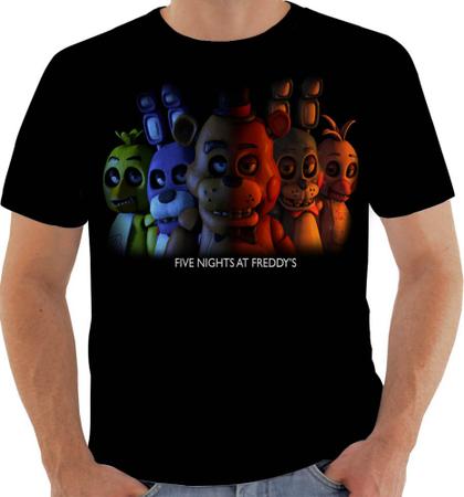 Camiseta Camisa Five Nights At Freddy Fazbear Game Fnaf 442