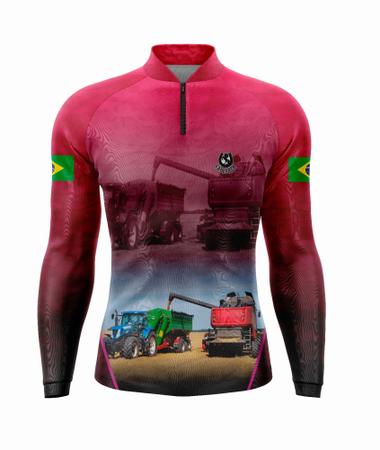 Imagem de Camisa Camiseta Agro Uv Agricultura Trator Gll-14