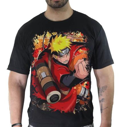 Imagem de Camisa Camiseta Anime Naruto Algodão Unissex Adulto Infantil Kakashi Itachi Madara